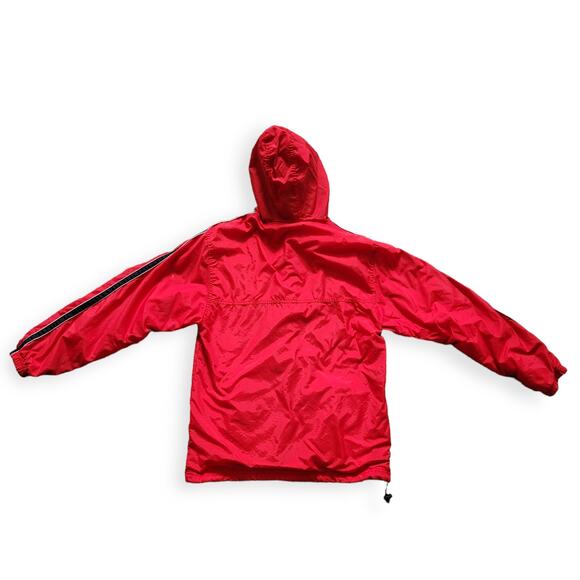 Starter Vintage Nebraska Huskers Nylon Red Black Full Zip Track Jacket Men Sz M - Picture 3 of 9